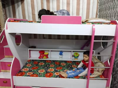 bed with Metress for kids and elder