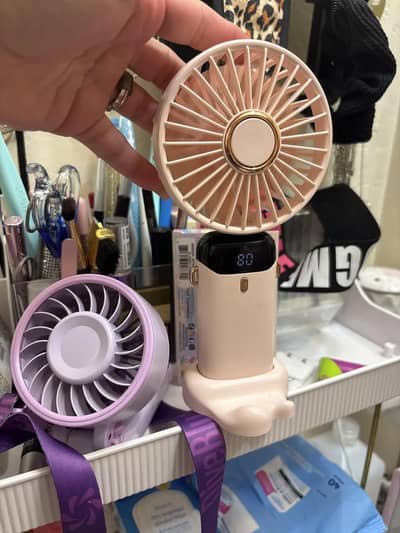 Portable USB Humidifier  Fan 3 speed Office Use