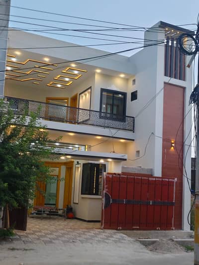 Riyazul Jinna Rafiq qamar Road New brand luxury 5 marly proper double story house for sale