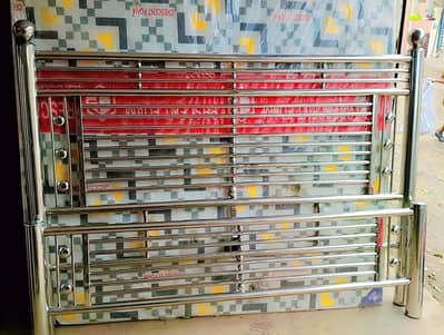 steel bed  full saez