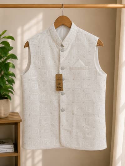 Sequence Embroidered Waist Coat