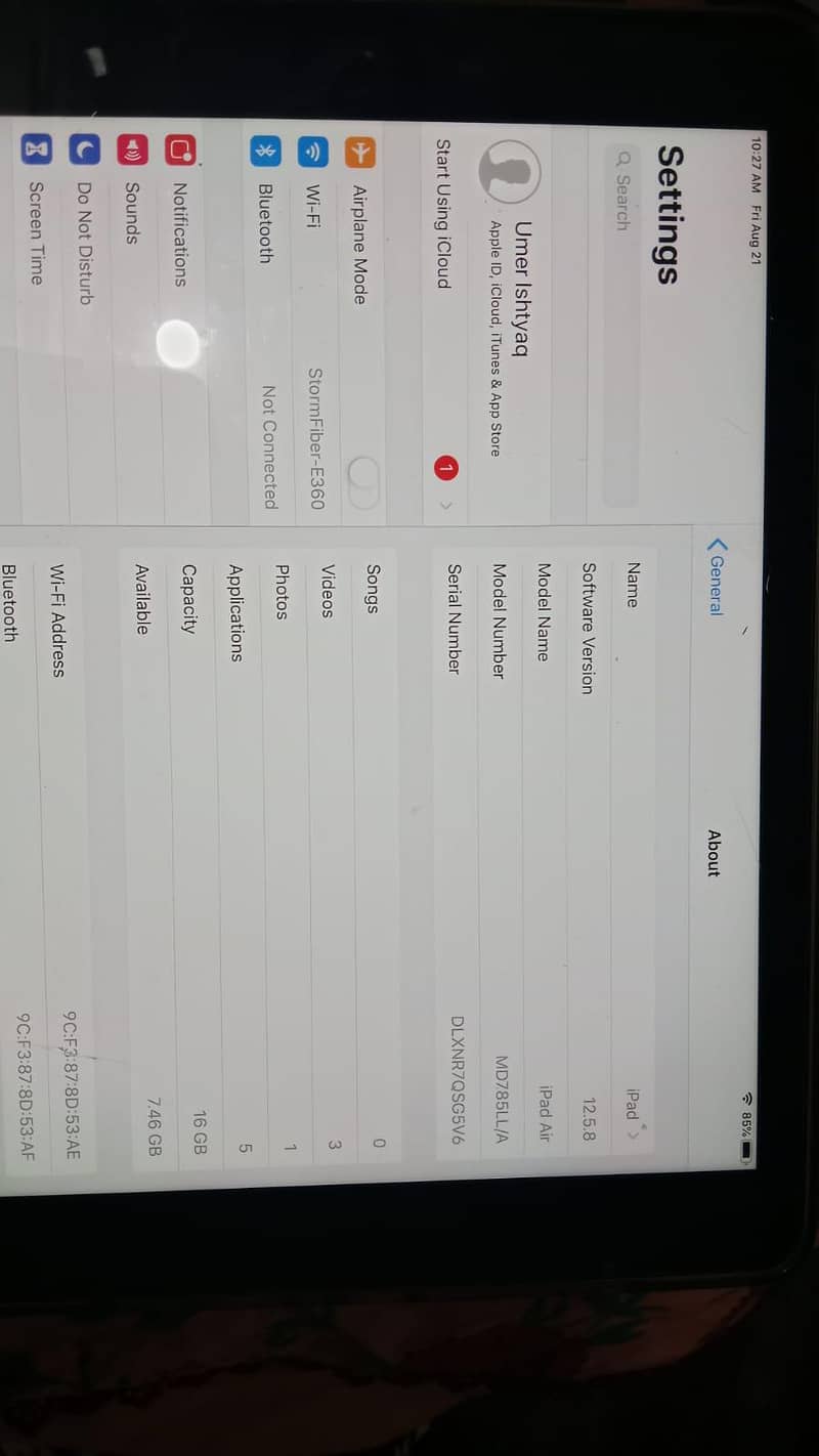 Ipad air 1st generation 2