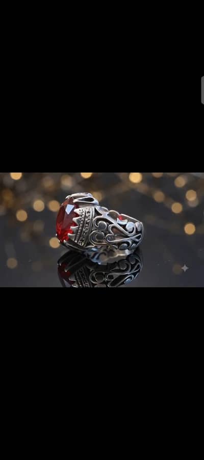 Real Certified "Ruby Gemstone Ring"