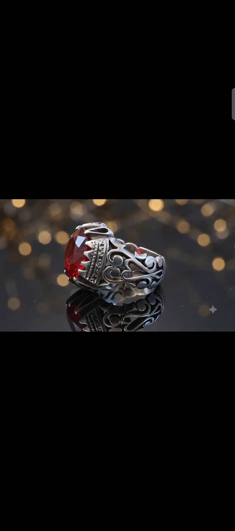 Real Certified "Ruby Gemstone Ring" 0