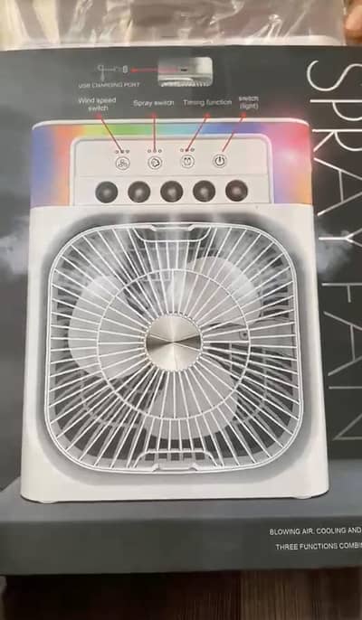 New Multipurpose Portable Spray Fan & Air Cooler