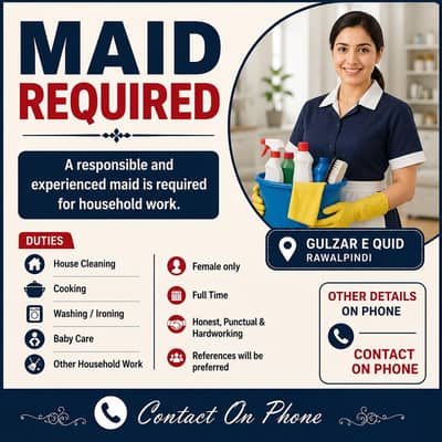 Maid Required