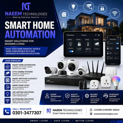 Smart Home Automation Solutions | Naeem Technologies
