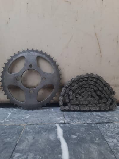 Honda cd 70 bike chain & garari good condition (Whatsapp 03246205446)