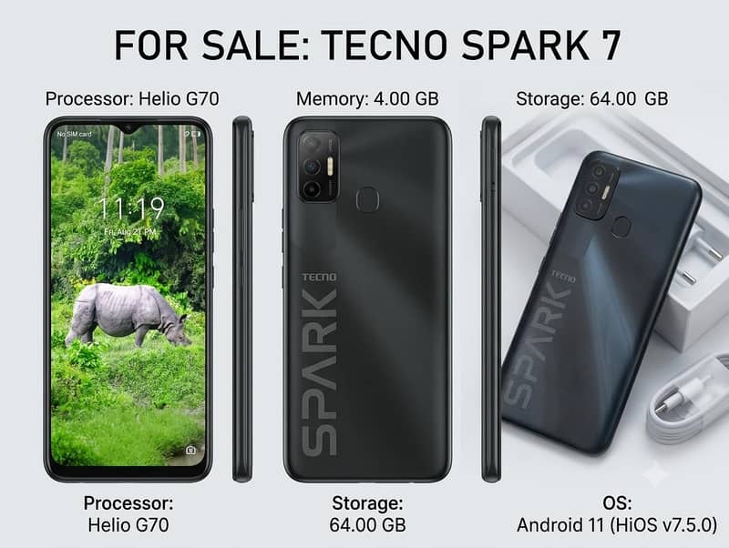 Tecno Spark 7 0
