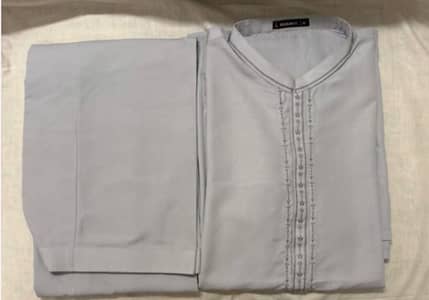 J. Junaid Jamshed Brand New men Shalwar Kameez Suit blended