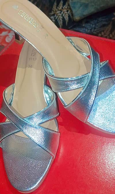 crimson heels