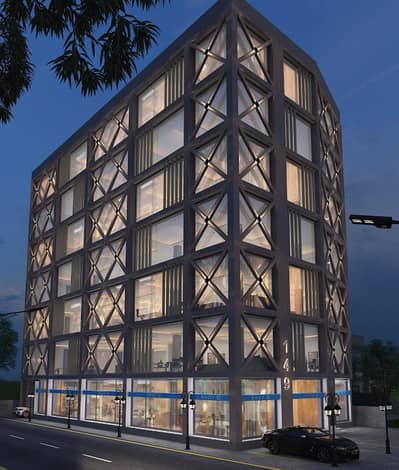 Modern 7-Story Commercial Building | Basement & Underground Parking, Johar Town