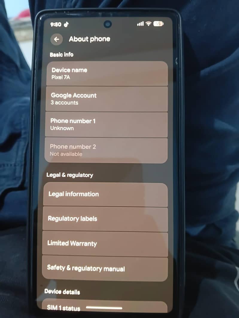 Google Pixel 7a 0