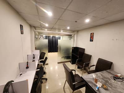 Premium & Fully Furnished 375 Sq. Ft. Office for Rent in Model Town Link Road (10 Seats + CEO Office)