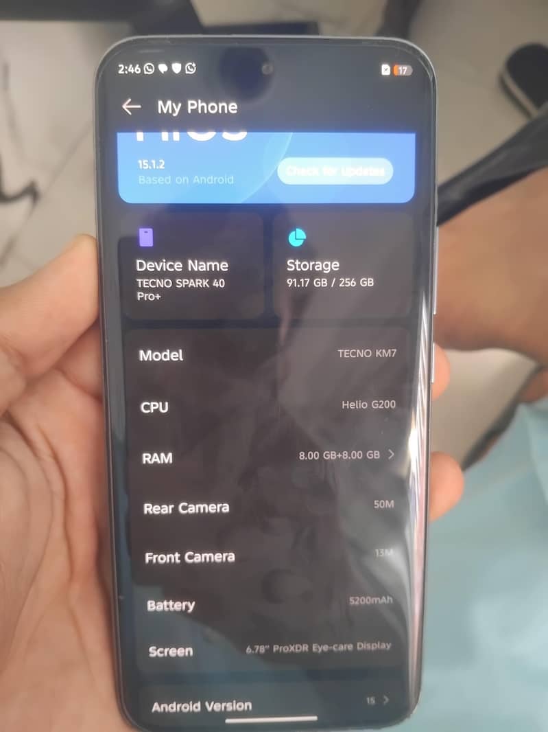 Tecno spark 40pro plus 1