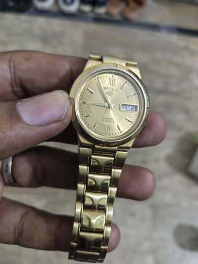 Totally Orignal seiko 5 by 21 jewels Automatic