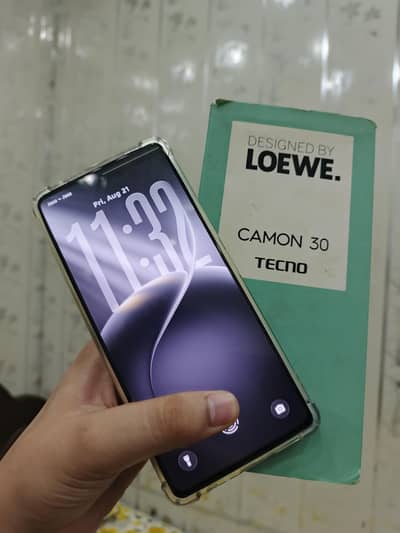 Tecno CAMON 30 with Box and Charger