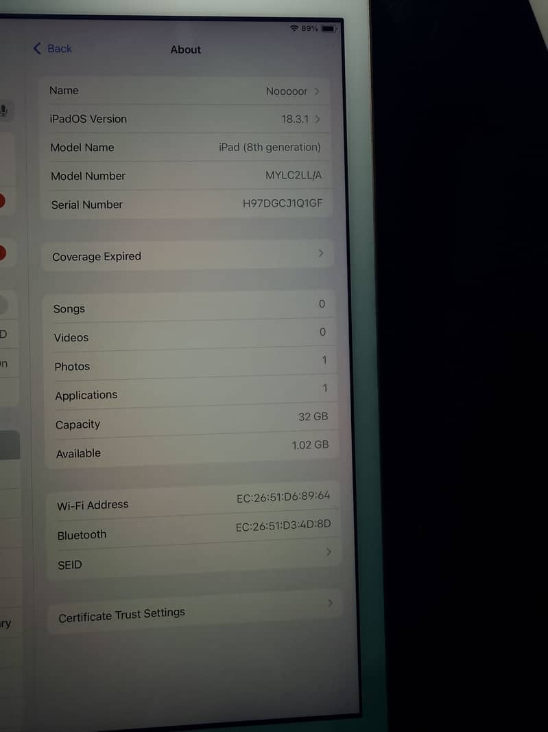 iPad 8th generation 7