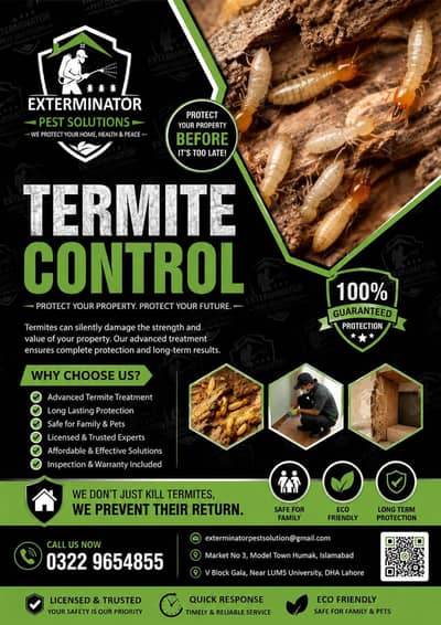 Deemak Control / termite control / pest control / fumigation spray ser