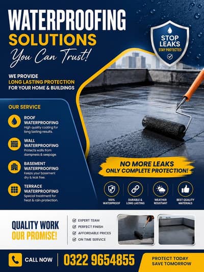 Water Proofing / Heat proofing / water tank cleaning