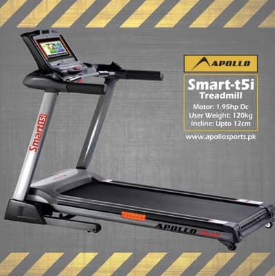 Apollo smart t5i Treadmill | Android penal | Running Machine | Jogging