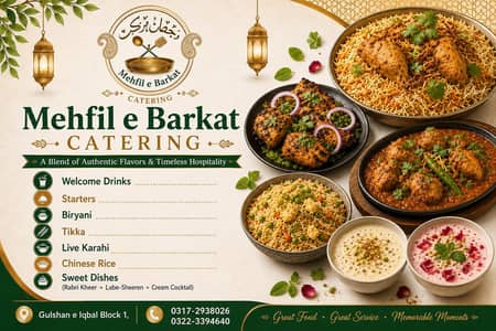 Mehfil e barkat Catering