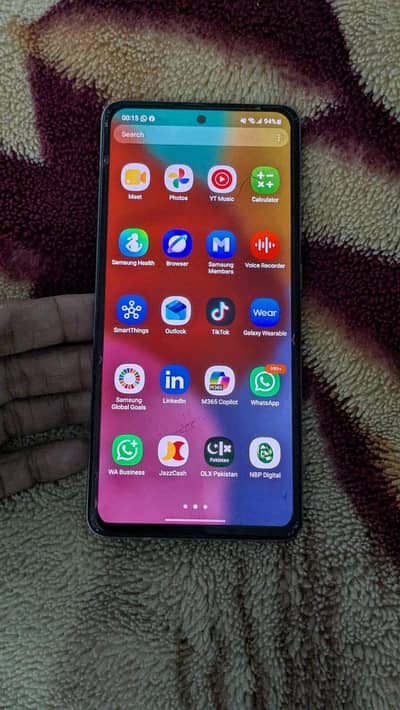 samsung a51 complete box  pack set sell and xchange