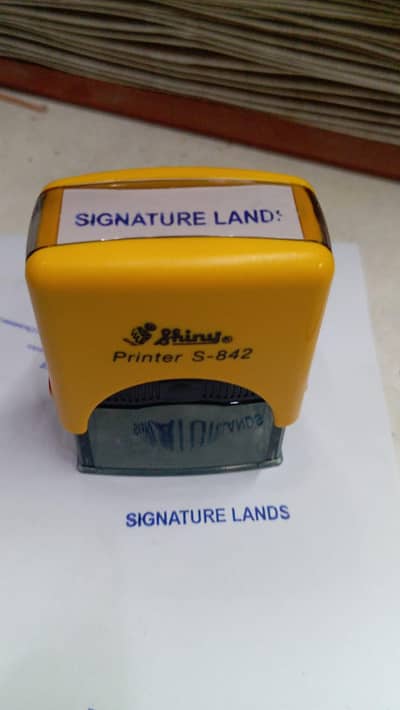 Custom rubber, self ink & wax stamp, embossed and leather stamp