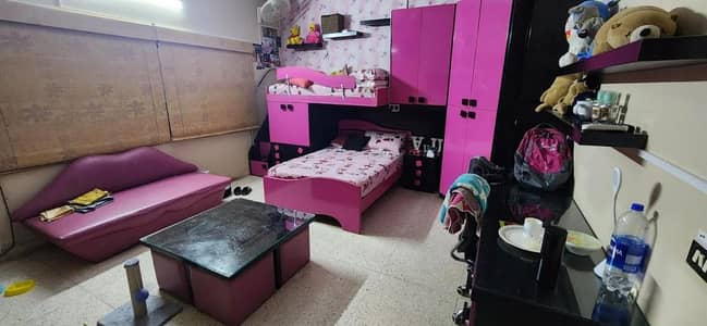 pink and black bunk bed set