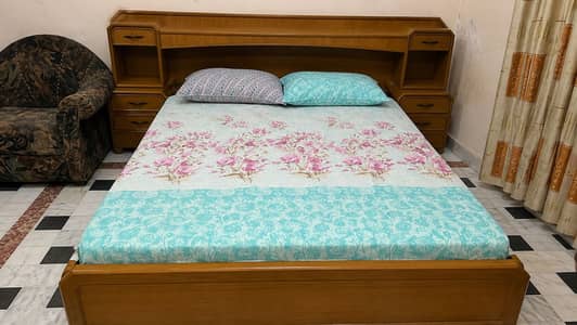 Pure wooden bed