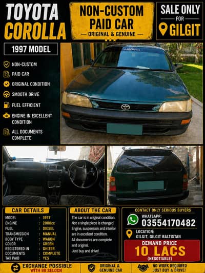 Toyota Corolla Fielder 1997