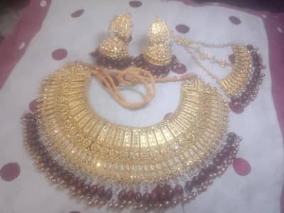 gold plated bridal set