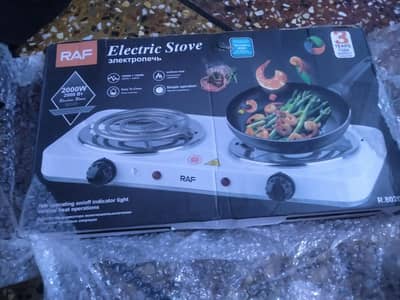 brand new Raf electric double stove