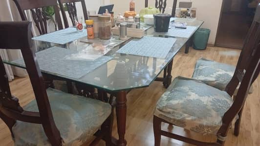 Dinning Table with 6 chairs/ Dining Table/Dining Set