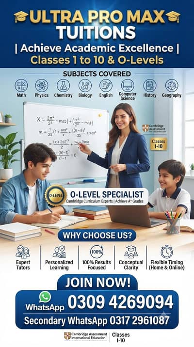 Home Tution, Academy for students