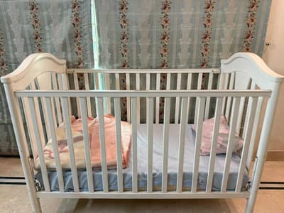 wooden cot