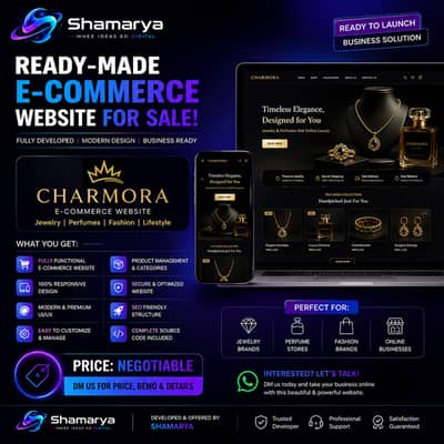 Ready-Made E-Commerce Website for Sale | Charmora