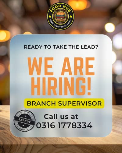 BRANCH SUPERVISOR FOOD HUB LALAMUSA