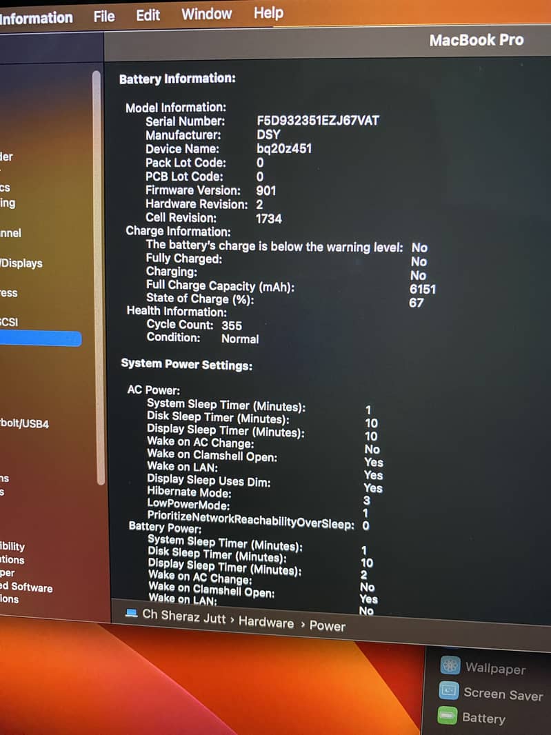 MacBook pro 2019 2