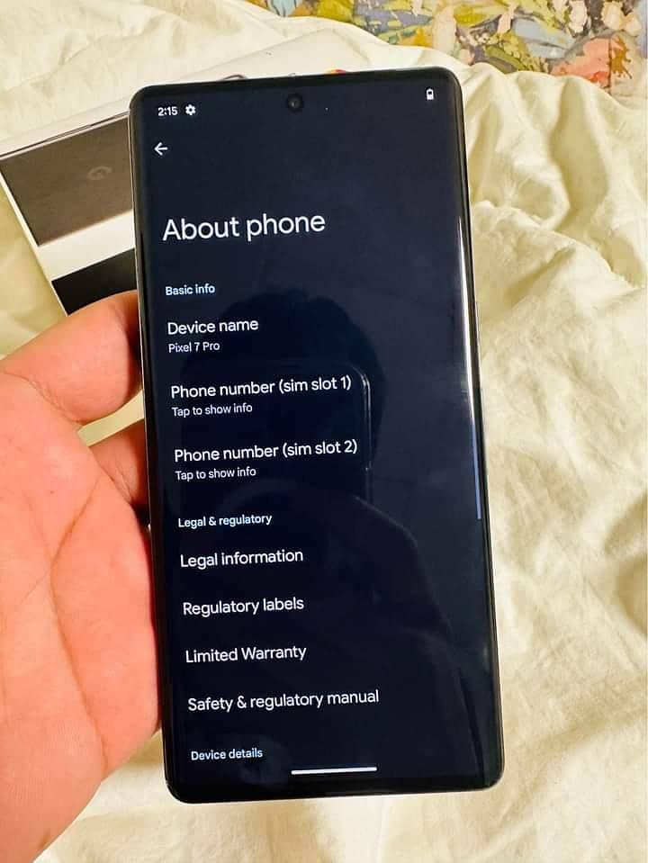 Google Pixel 7 Pro 3