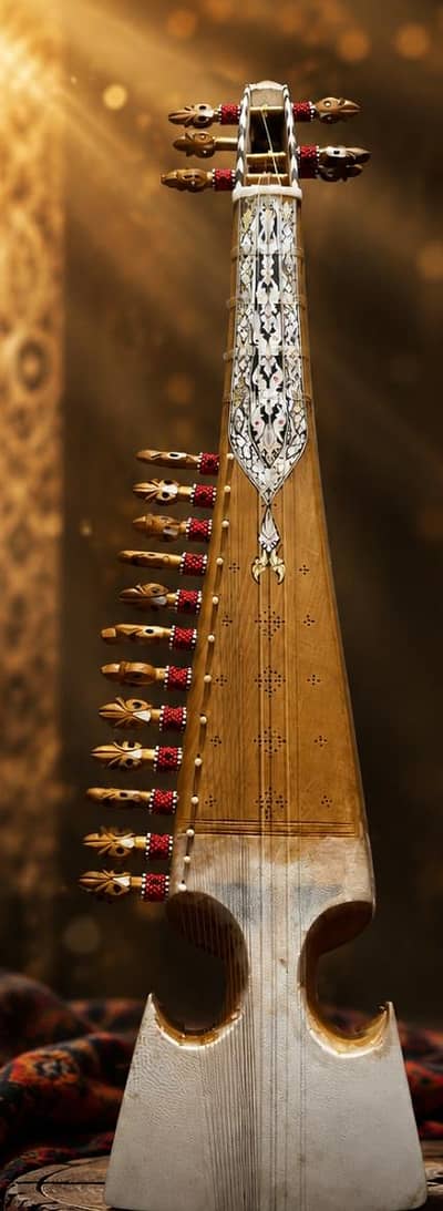 Professional Rabab Afghanii wood Pakistan made