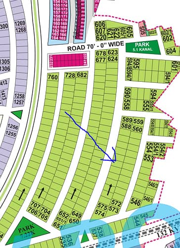 U-581 | Direct Deal with Meeting | 70 Ft Road | Sector U | 1 Kanal | Wide Road Residential Plot | Phase 8 DHA