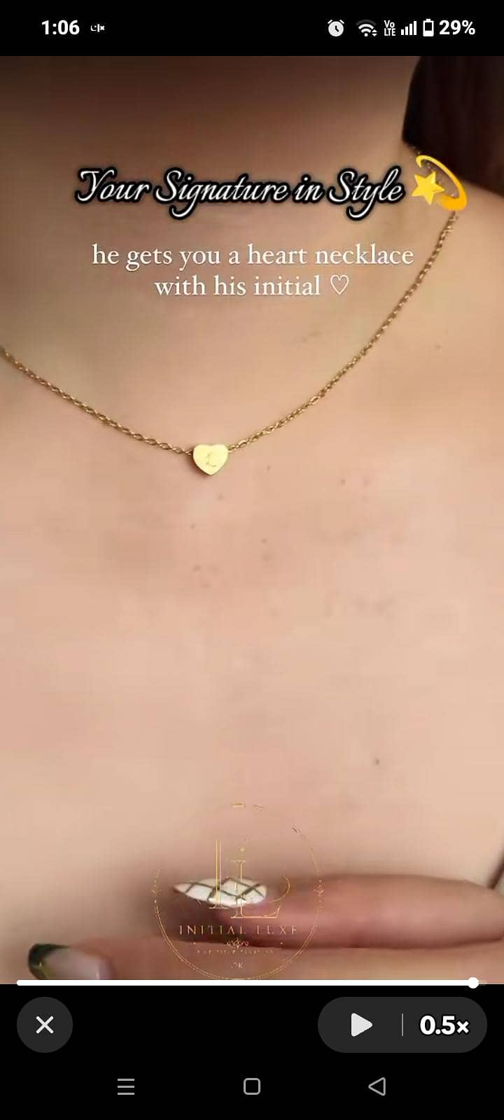 Initial necklace 3