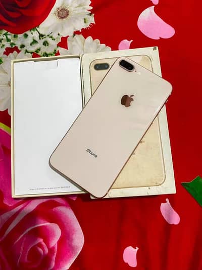 iPhone 8 Plus 256GB full box Whatsapp no 03268751284