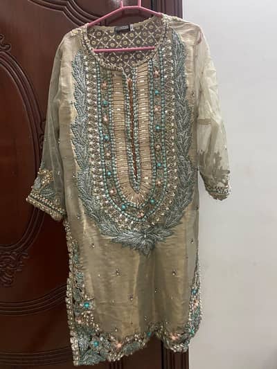 Fancy Embroidered Party Wear Dress