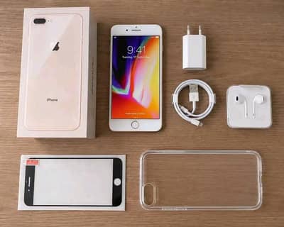 Apple iPhone 8 Plus 256GB full box Whatsapp no 0326 8751284