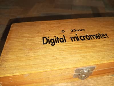 a brand new digital micrometer