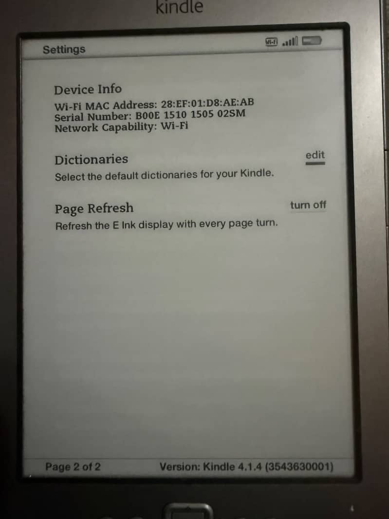 Amazon Kindle 4th Gen E-Reader – Lightweight & Perfect Working 1