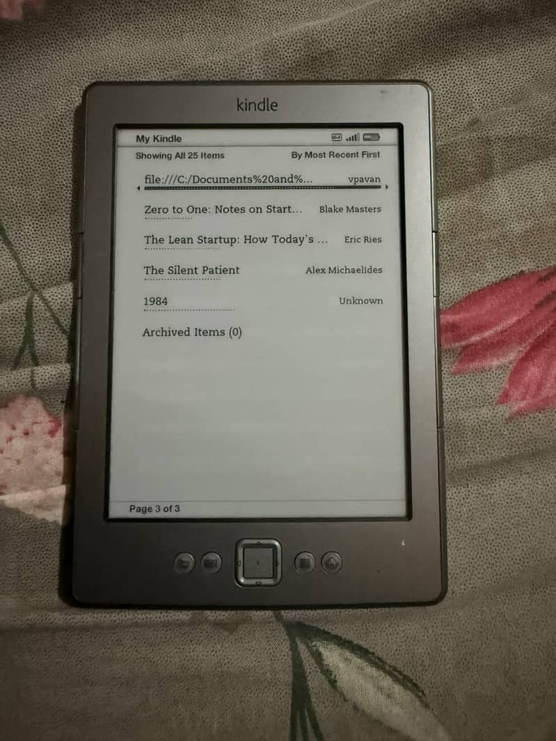 Amazon Kindle 4th Gen E-Reader – Lightweight & Perfect Working 2
