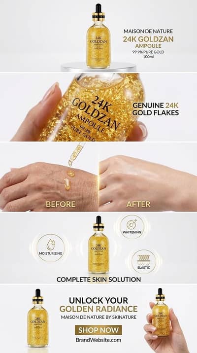 24k gold serum for skin